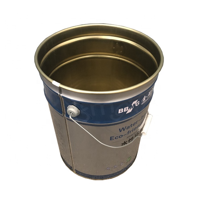 20L印铁金属马口铁油漆桶带盖油漆桶桶